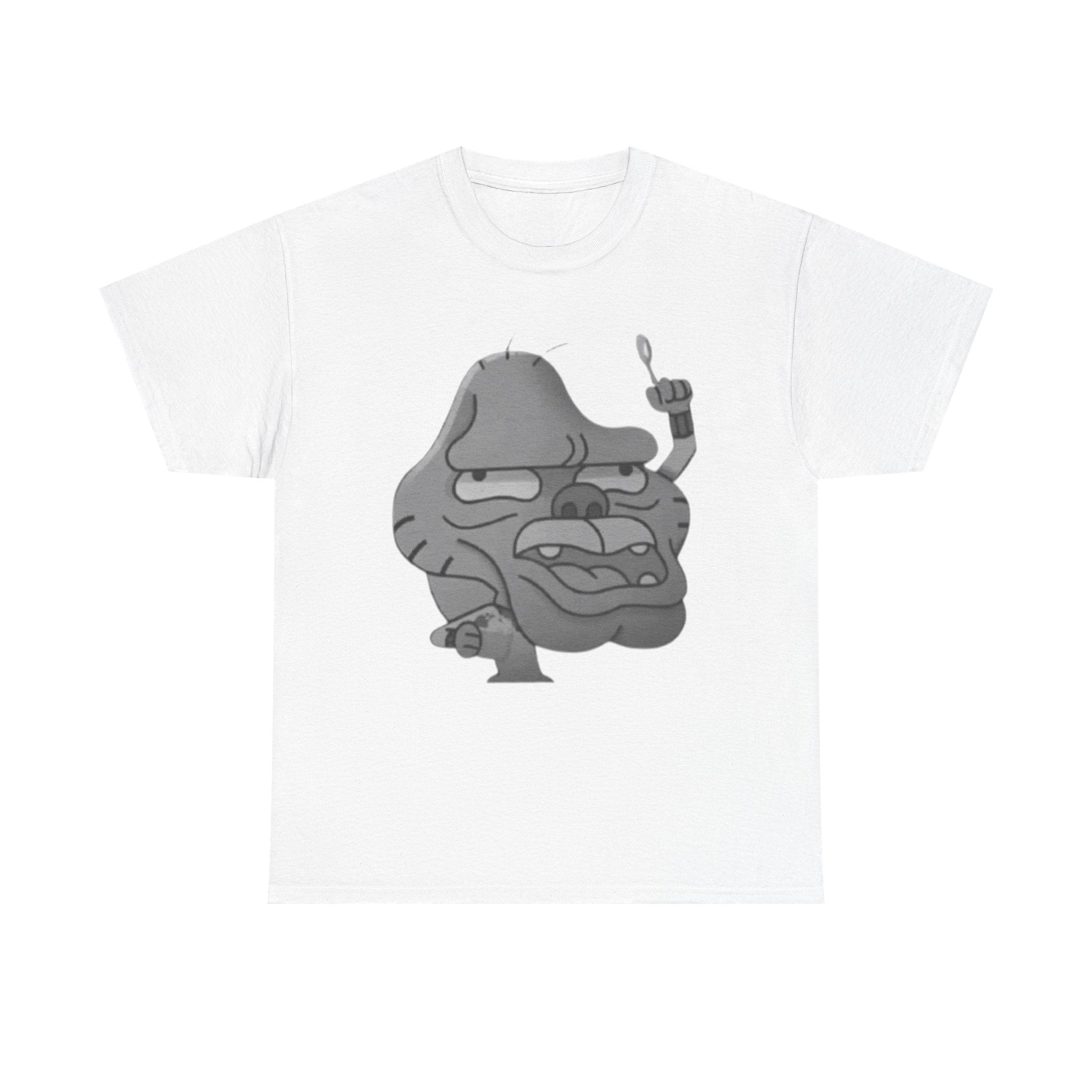 Abstract Grotesque Face T-Shirt — Surreal Cartoon Art Tee