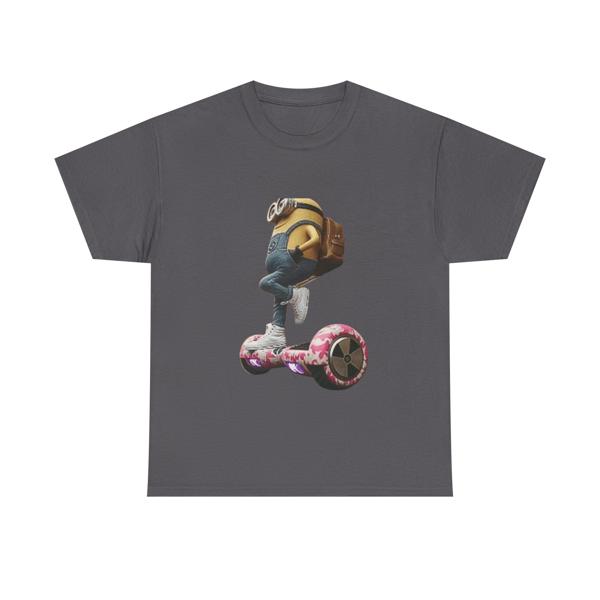 Minion Hoverboard T‑Shirt — Funny Pop Culture Graphic Tee