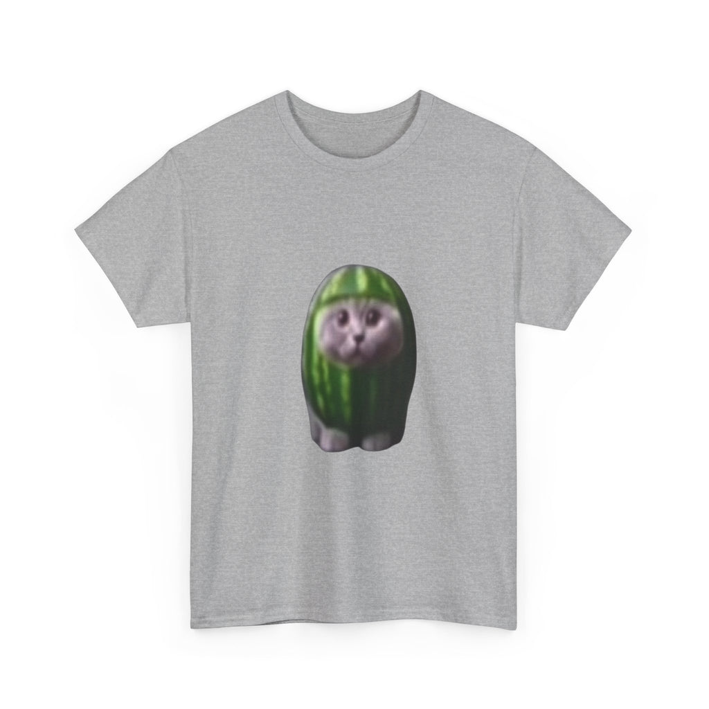 Cat in a Watermelon T-Shirt — Cute Viral Meme Tee