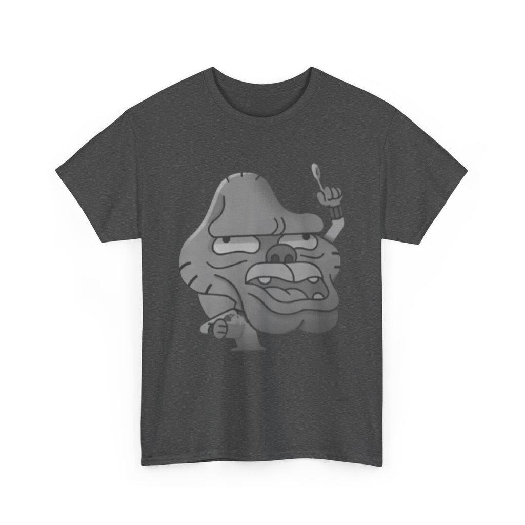 Abstract Grotesque Face T-Shirt — Surreal Cartoon Art Tee