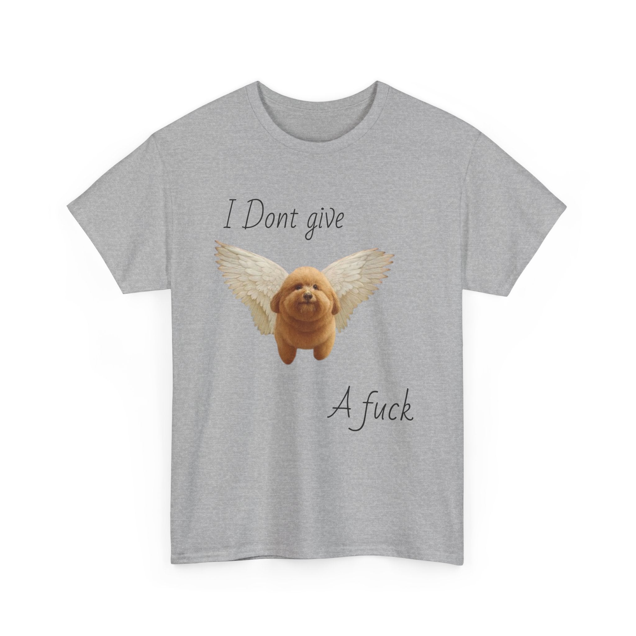 I Don't Give A F*** Winged Dog T-Shirt