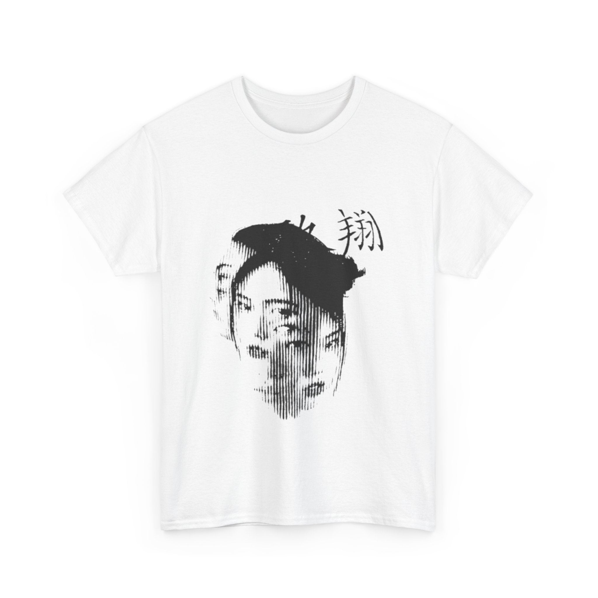 Abstract Double Exposure Face - Graphic Tee