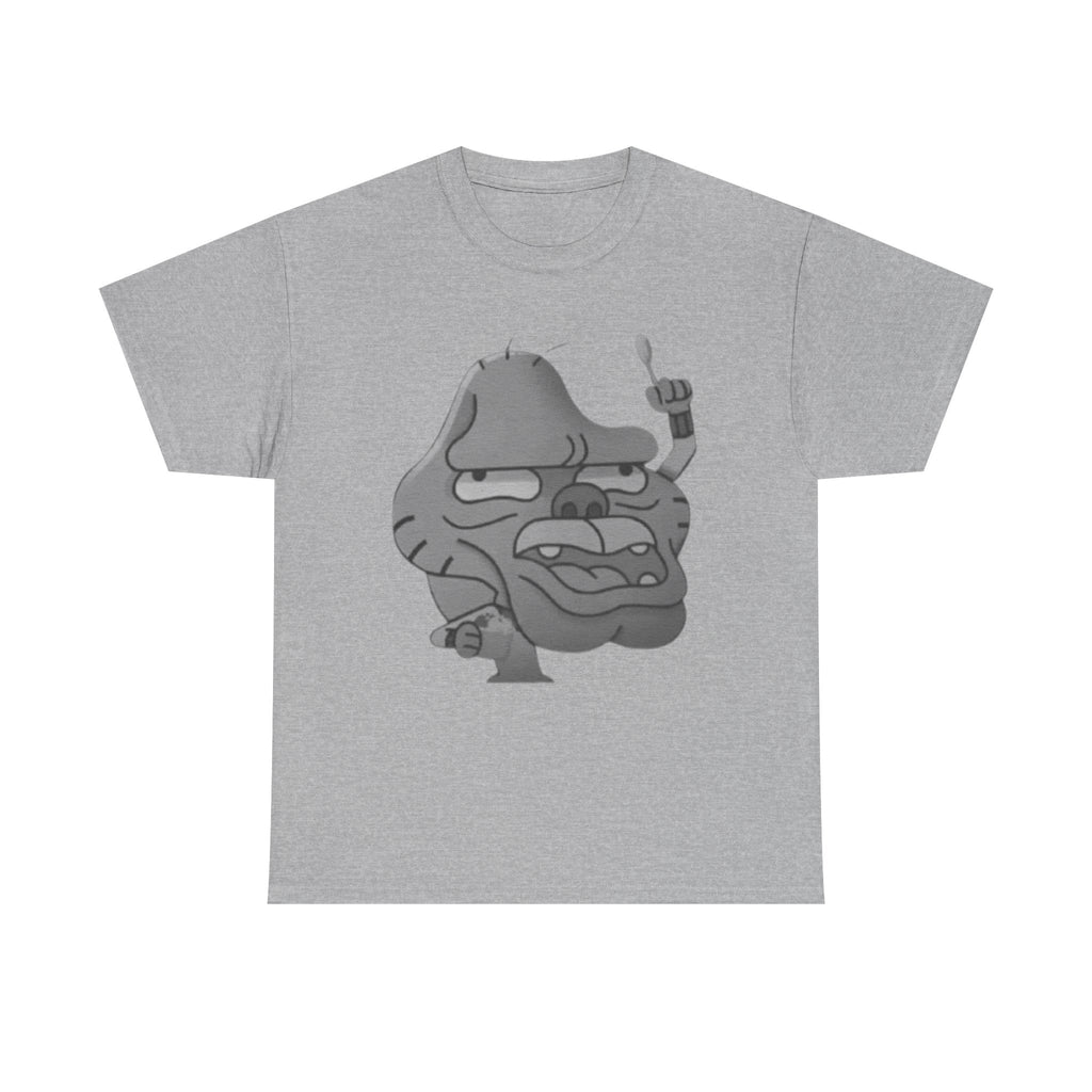 Abstract Grotesque Face T-Shirt — Surreal Cartoon Art Tee