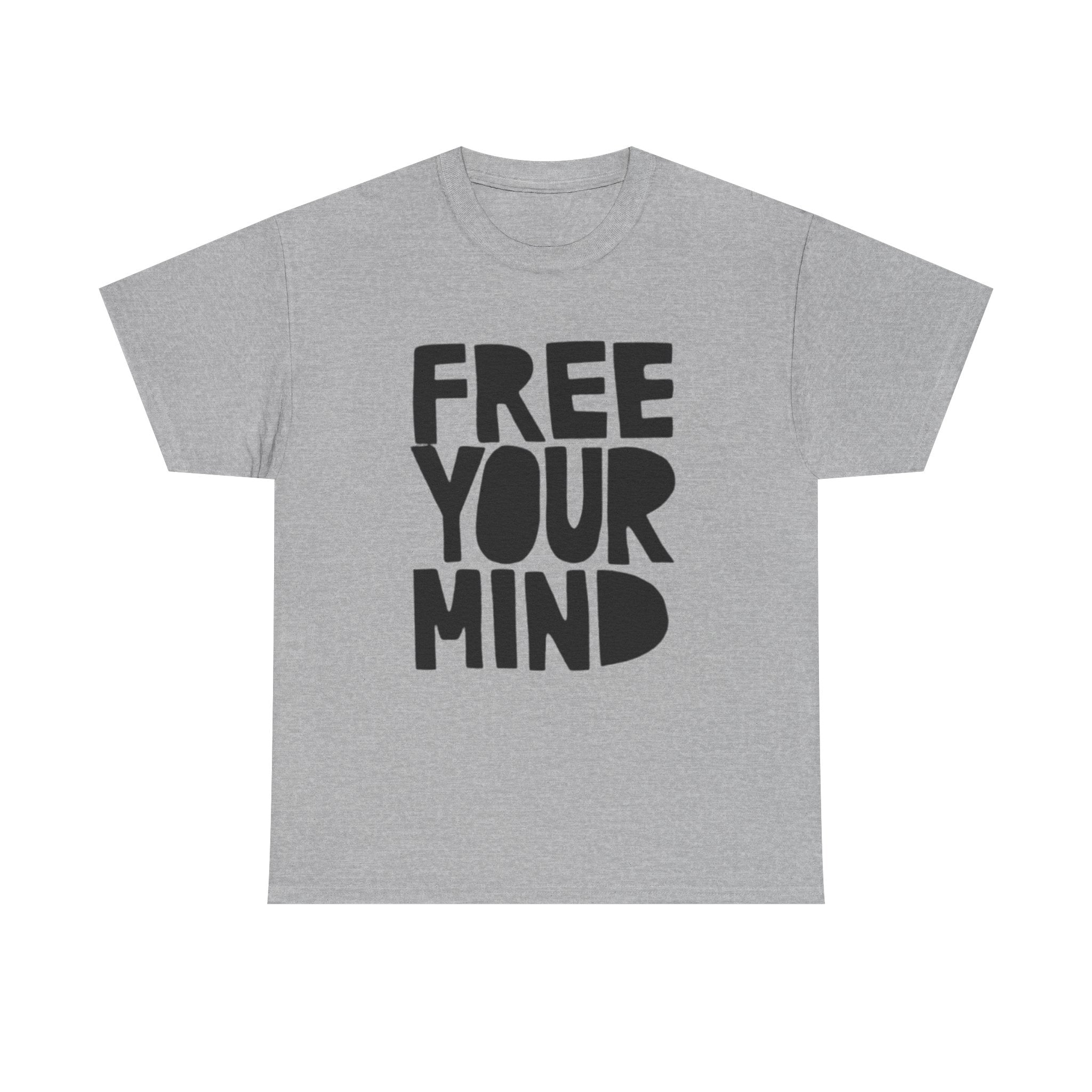Free Your Mind T-Shirt — Retro Typography Graphic Tee