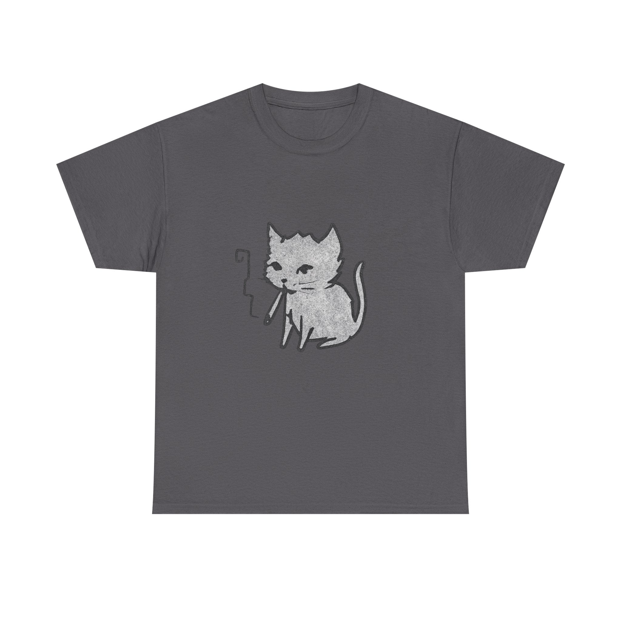 Smoking Kitty - Graphic Tee