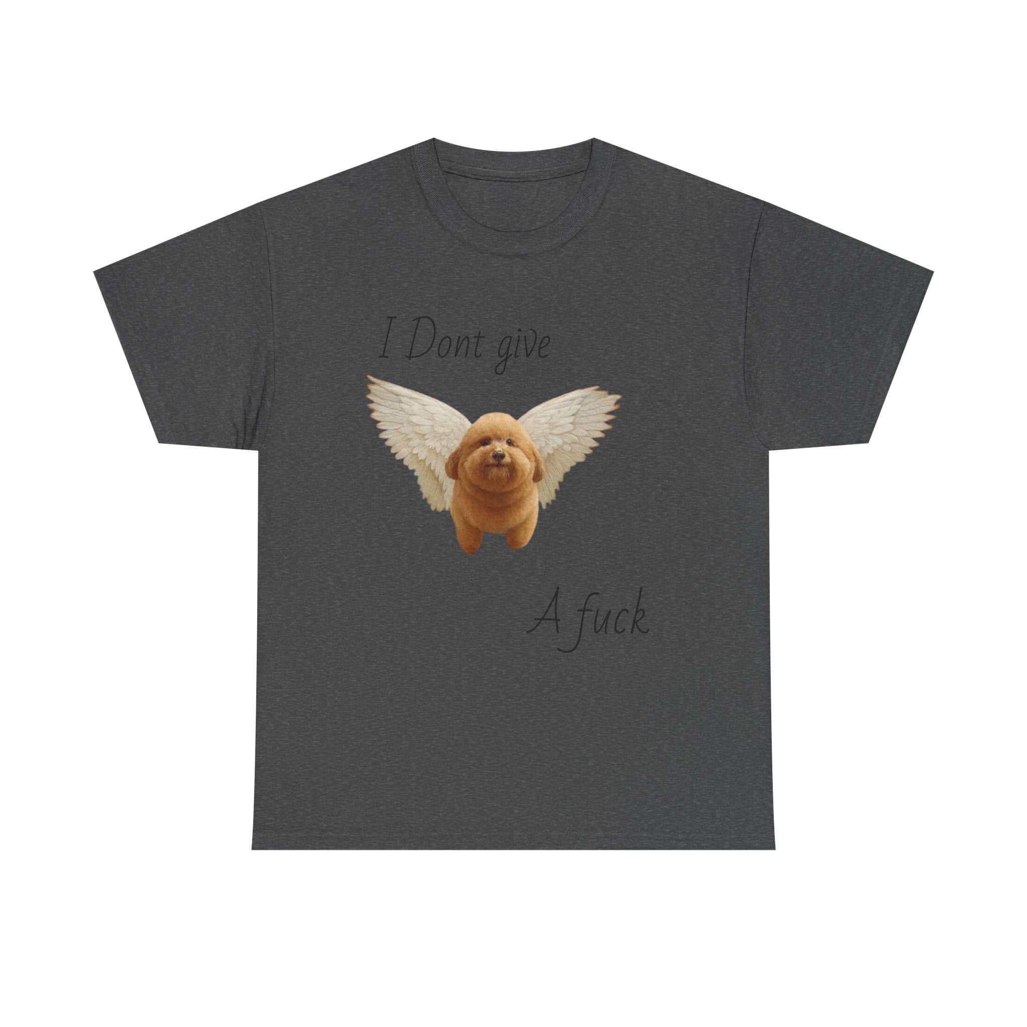 I Don't Give A F*** Winged Dog T-Shirt