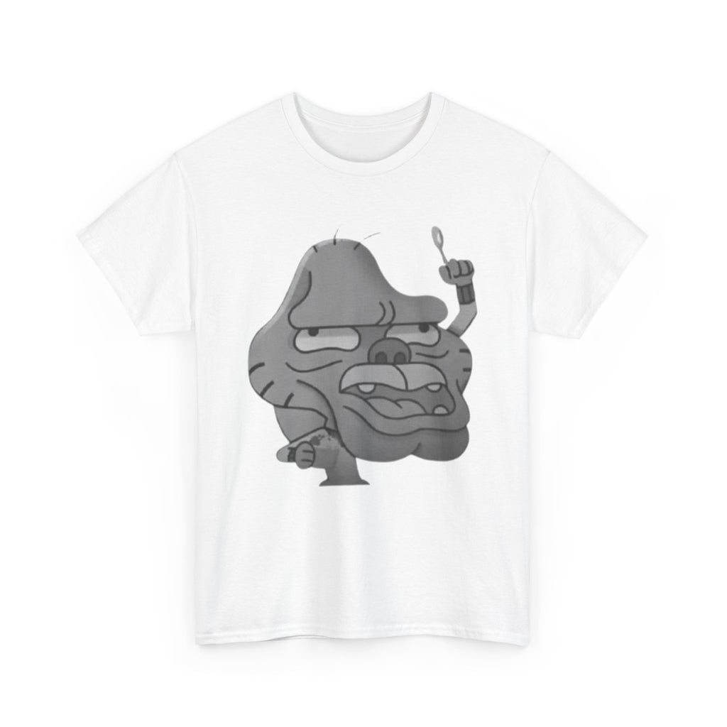Abstract Grotesque Face T-Shirt — Surreal Cartoon Art Tee