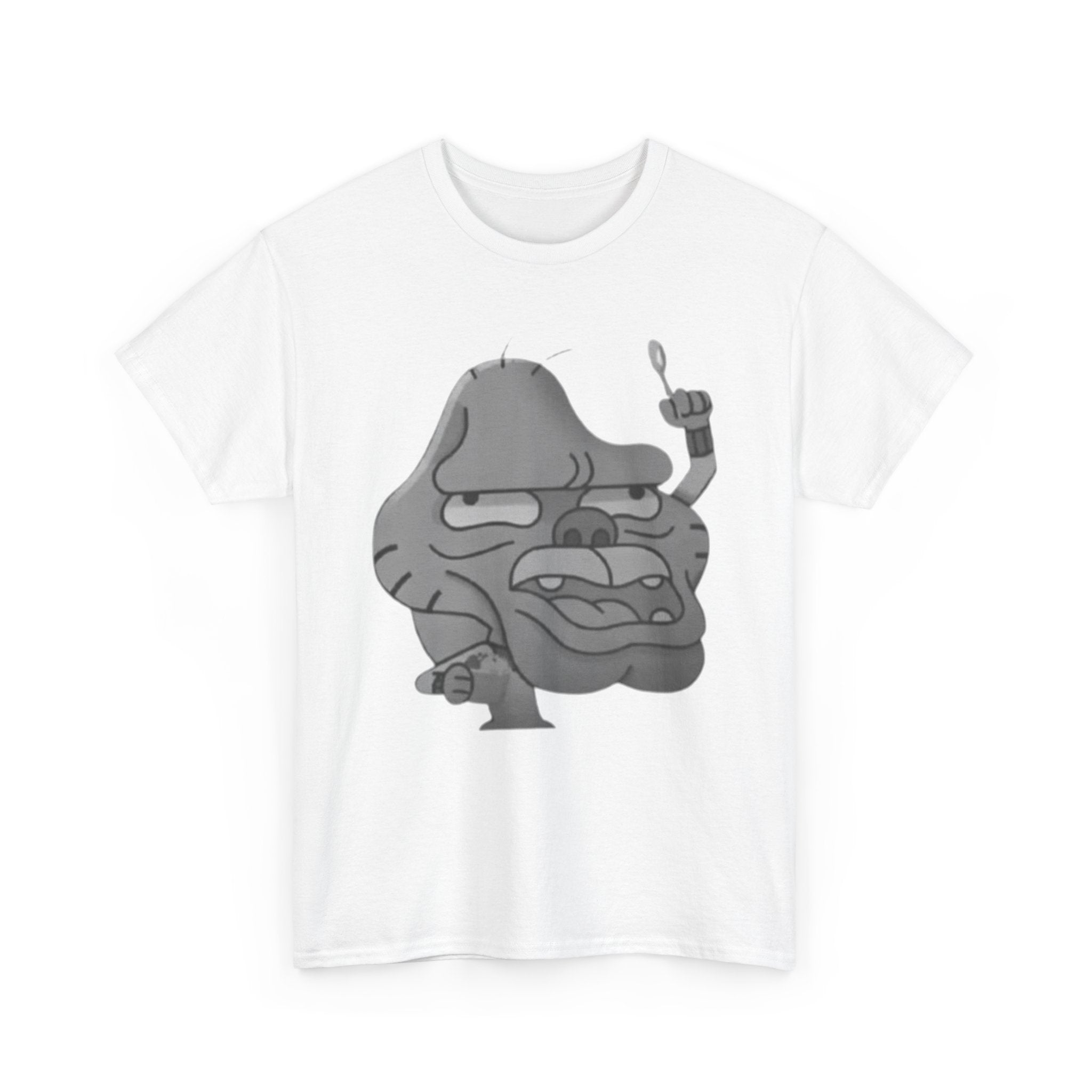 Abstract Grotesque Face T-Shirt — Surreal Cartoon Art Tee