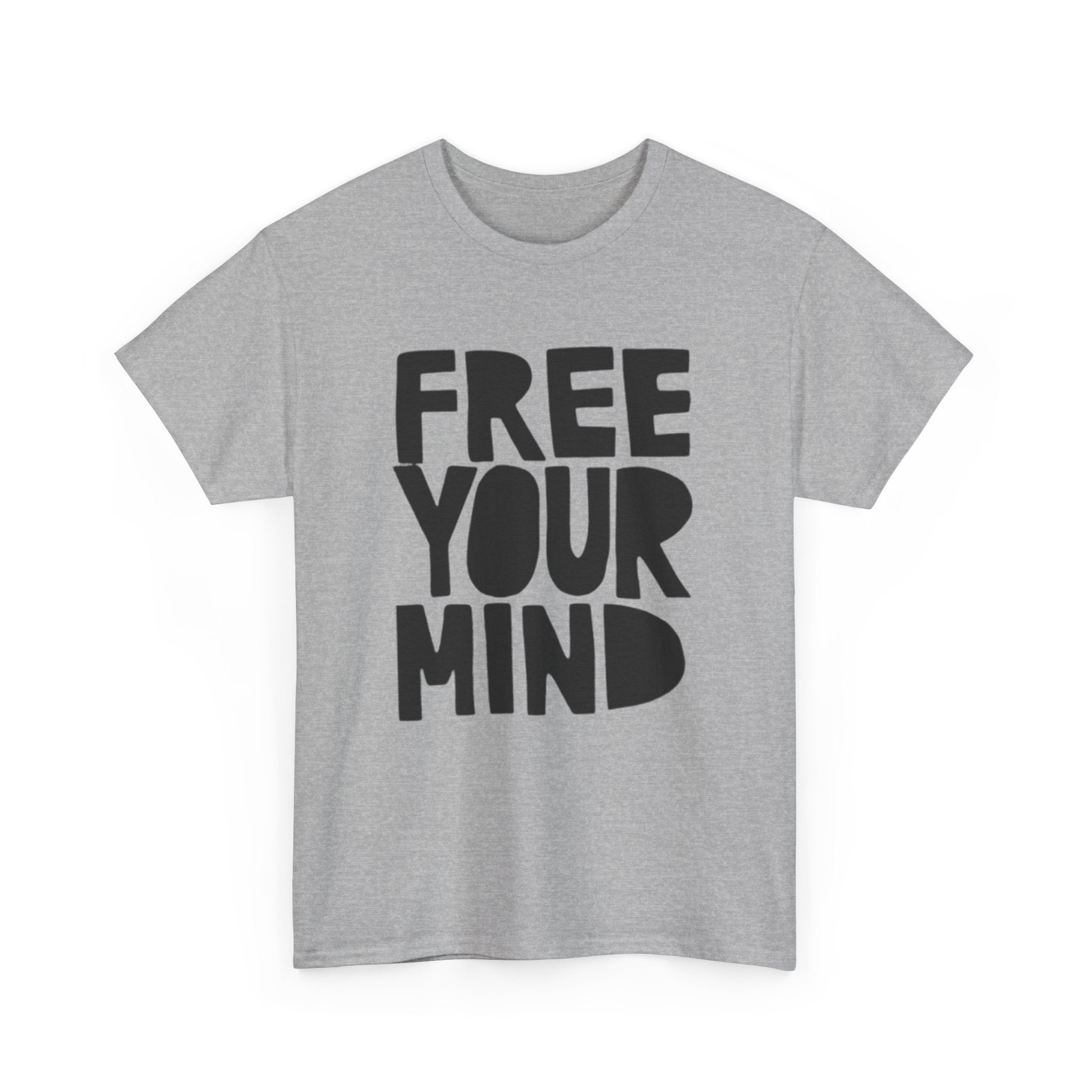 Free Your Mind T-Shirt — Retro Typography Graphic Tee