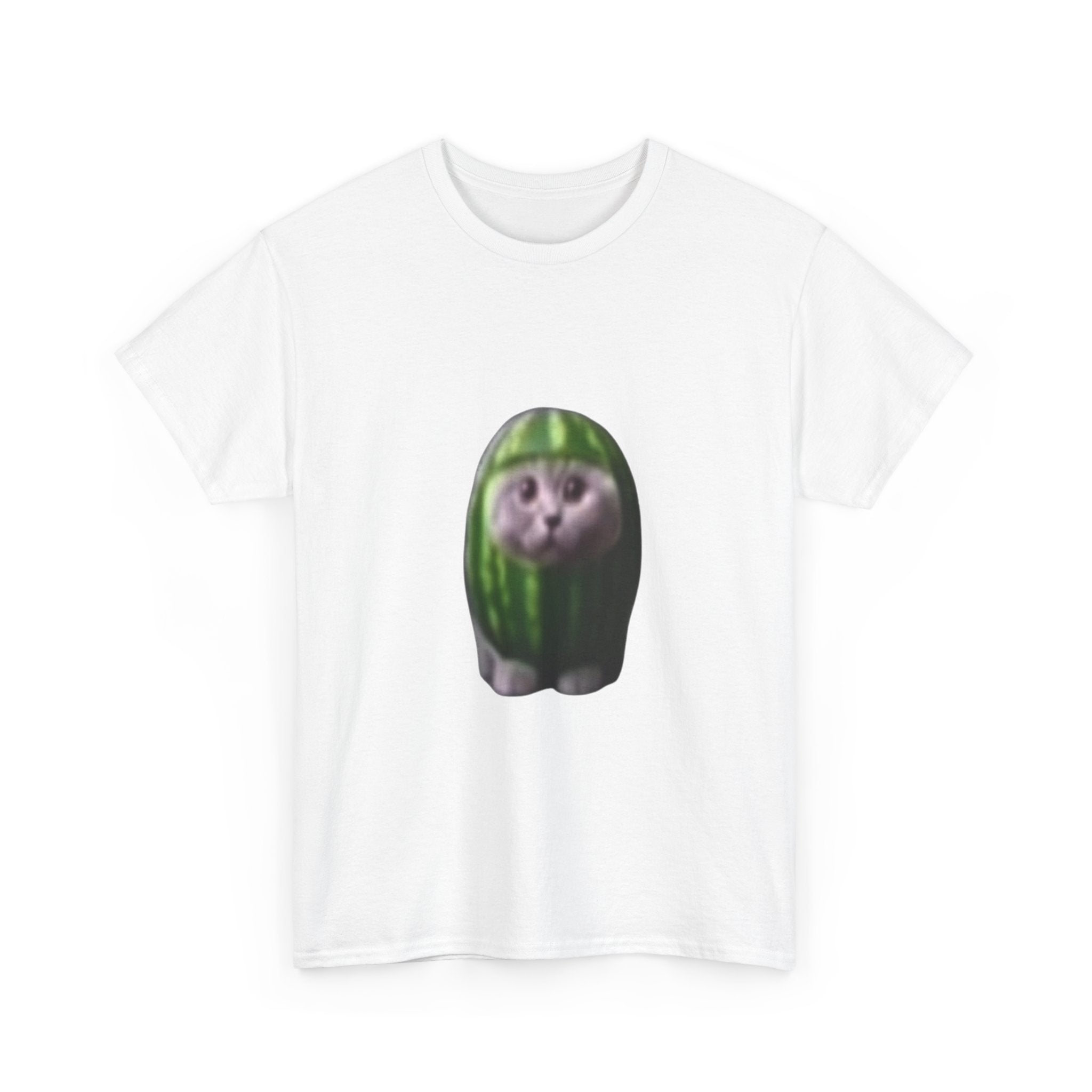 Cat in a Watermelon T-Shirt — Cute Viral Meme Tee