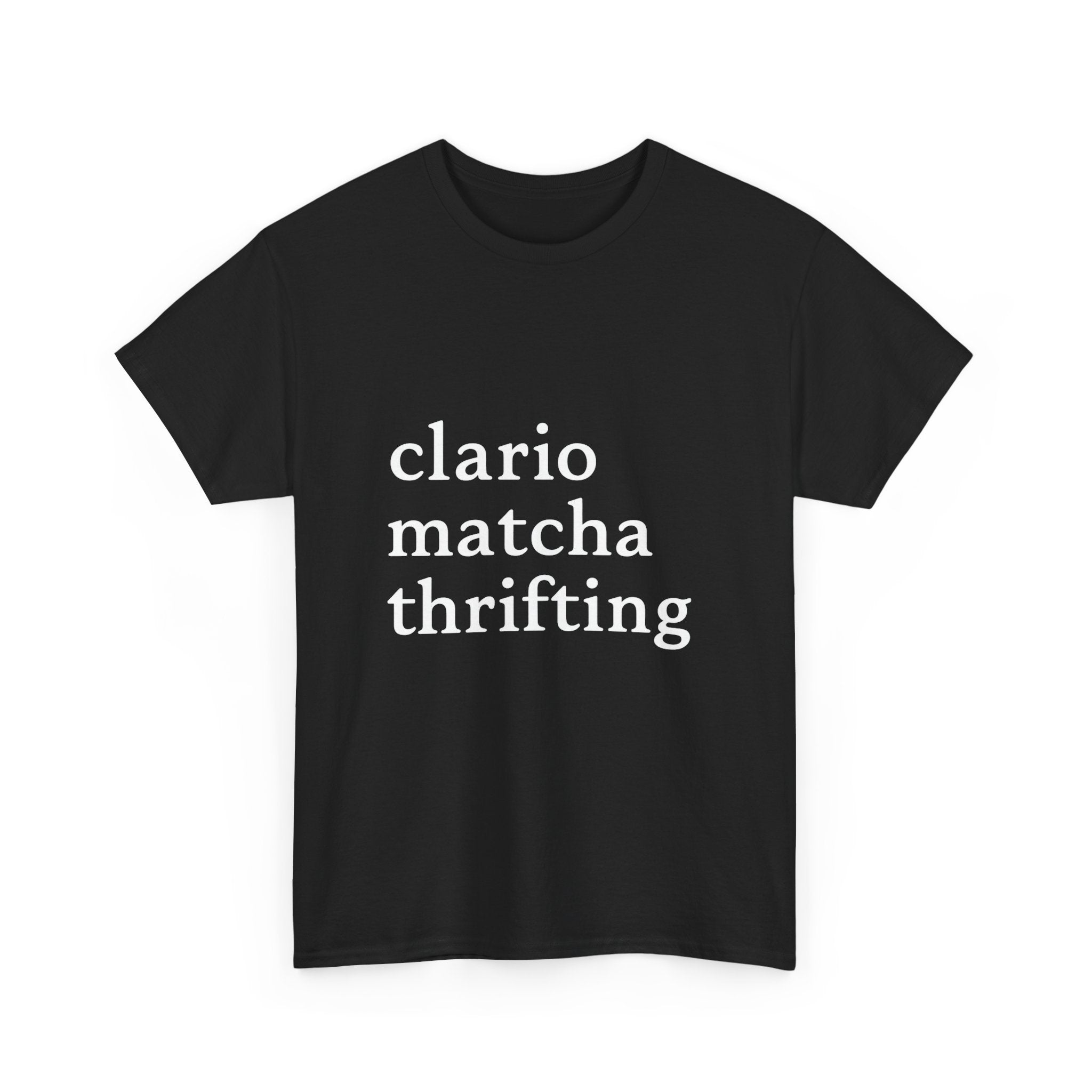 Clario Matcha Thrifting - Graphic Tee