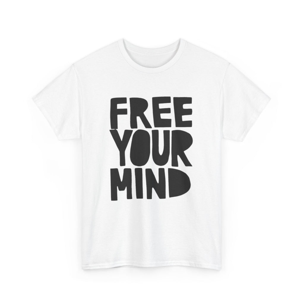 Free Your Mind T-Shirt — Retro Typography Graphic Tee