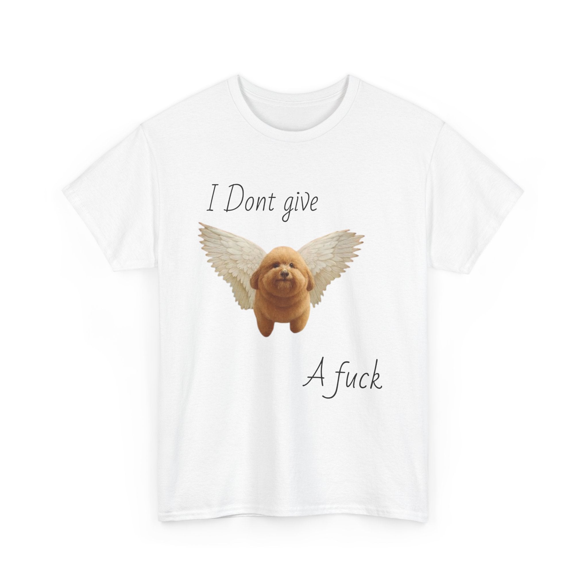 I Don't Give A F*** Winged Dog T-Shirt