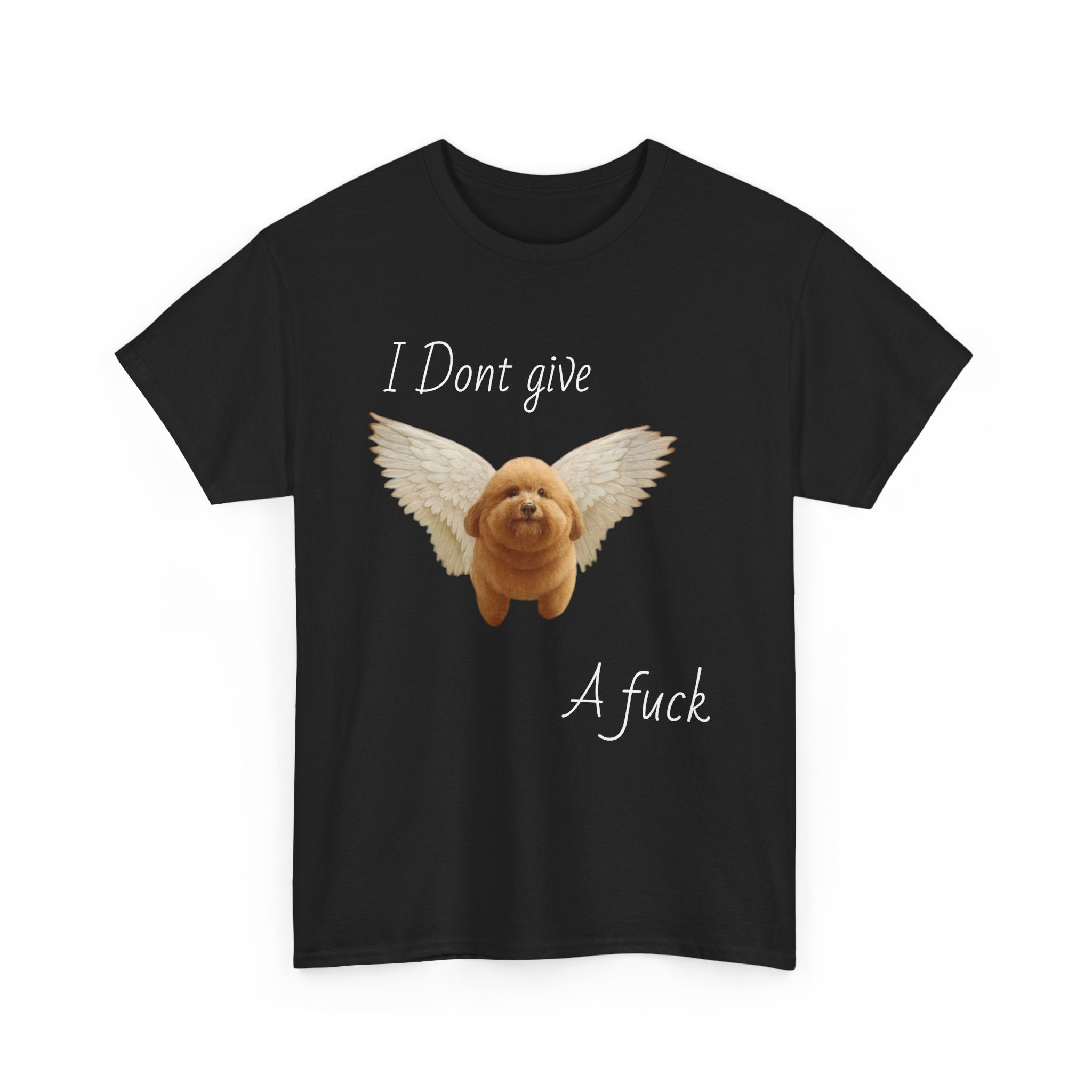 I Don't Give A F*** Winged Dog T-Shirt