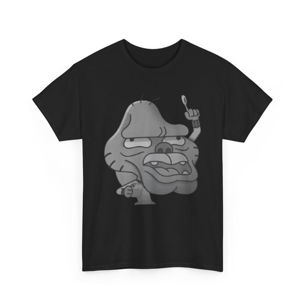 Abstract Grotesque Face T-Shirt — Surreal Cartoon Art Tee