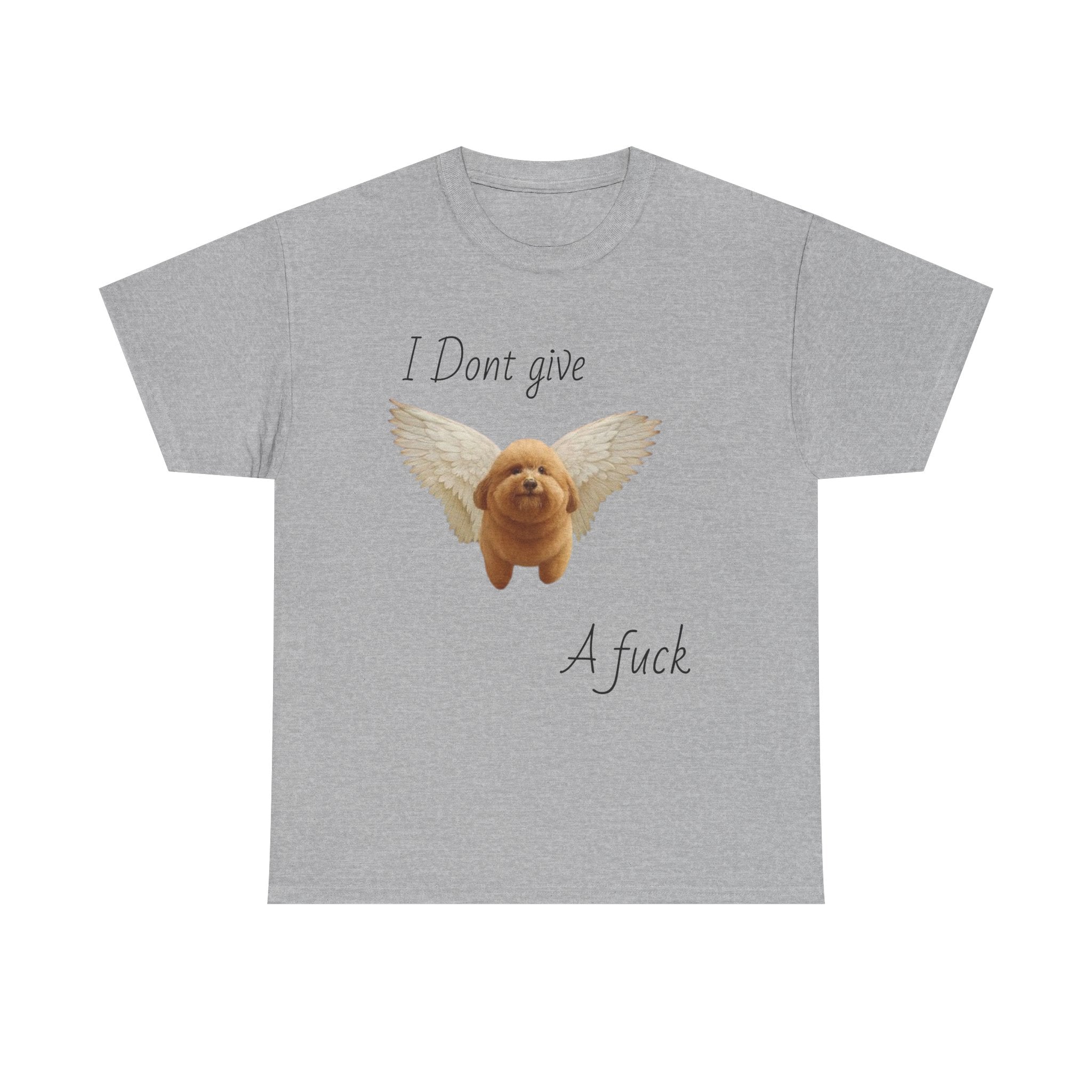 I Don't Give A F*** Winged Dog T-Shirt