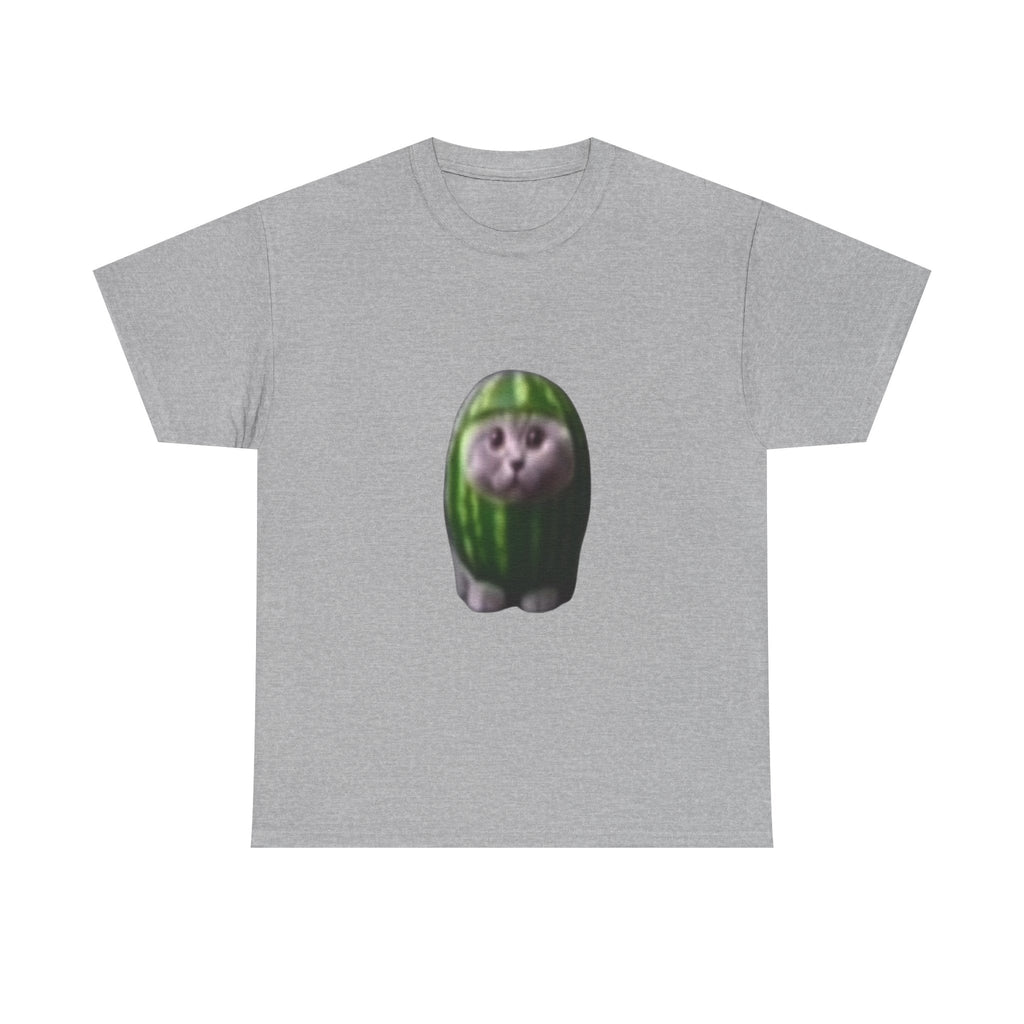 Cat in a Watermelon T-Shirt — Cute Viral Meme Tee