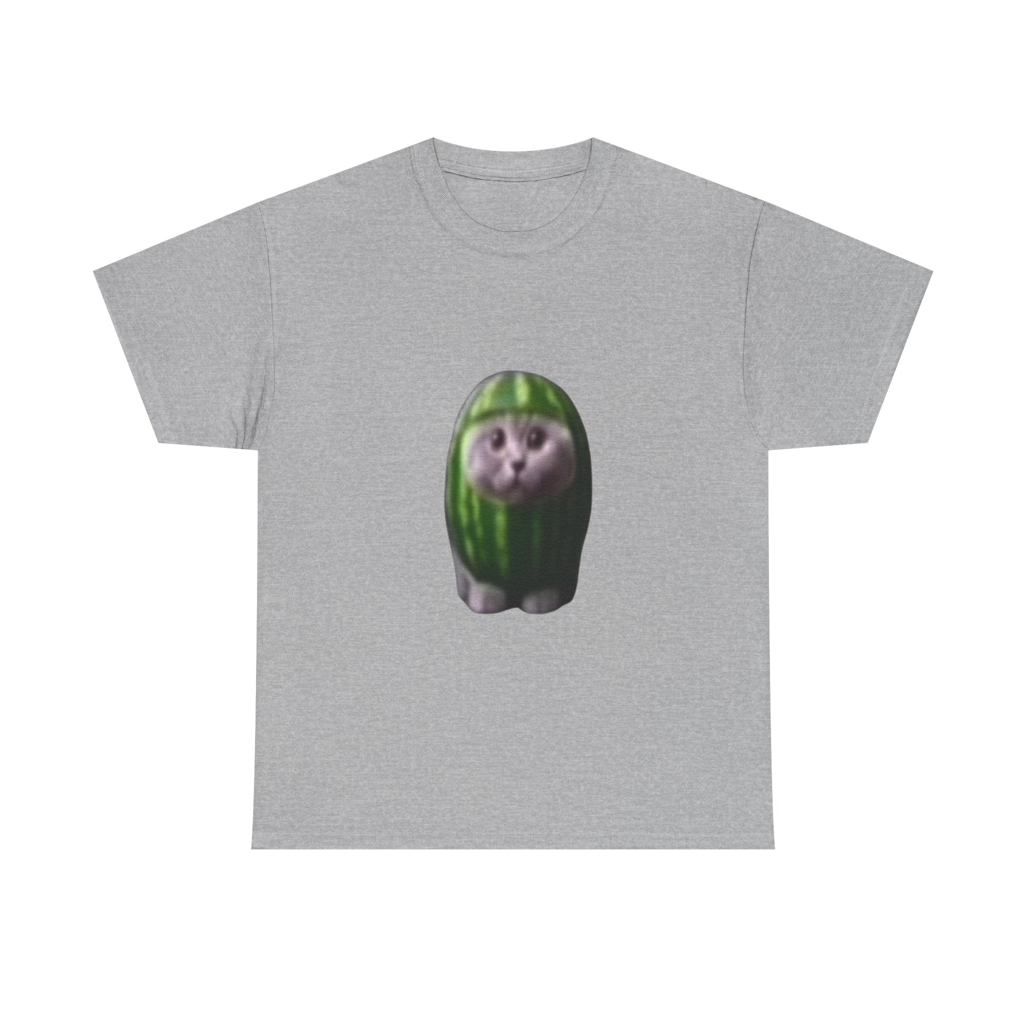 Cat in a Watermelon T-Shirt — Cute Viral Meme Tee