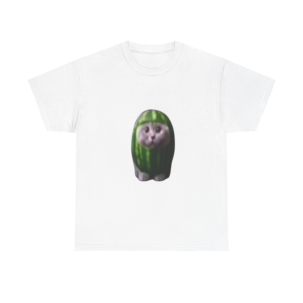 Cat in a Watermelon T-Shirt — Cute Viral Meme Tee