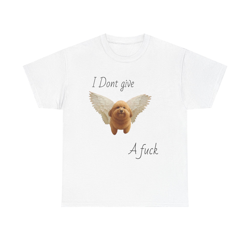 I Don't Give A F*** Winged Dog T-Shirt