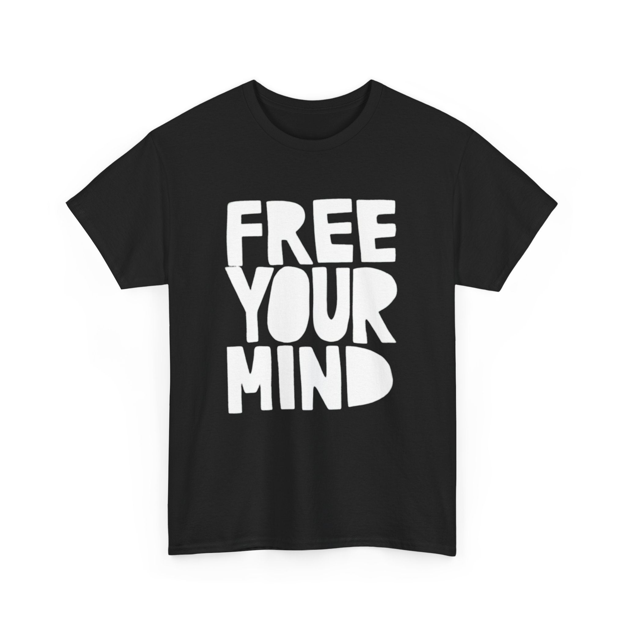 Free Your Mind T-Shirt — Retro Typography Graphic Tee