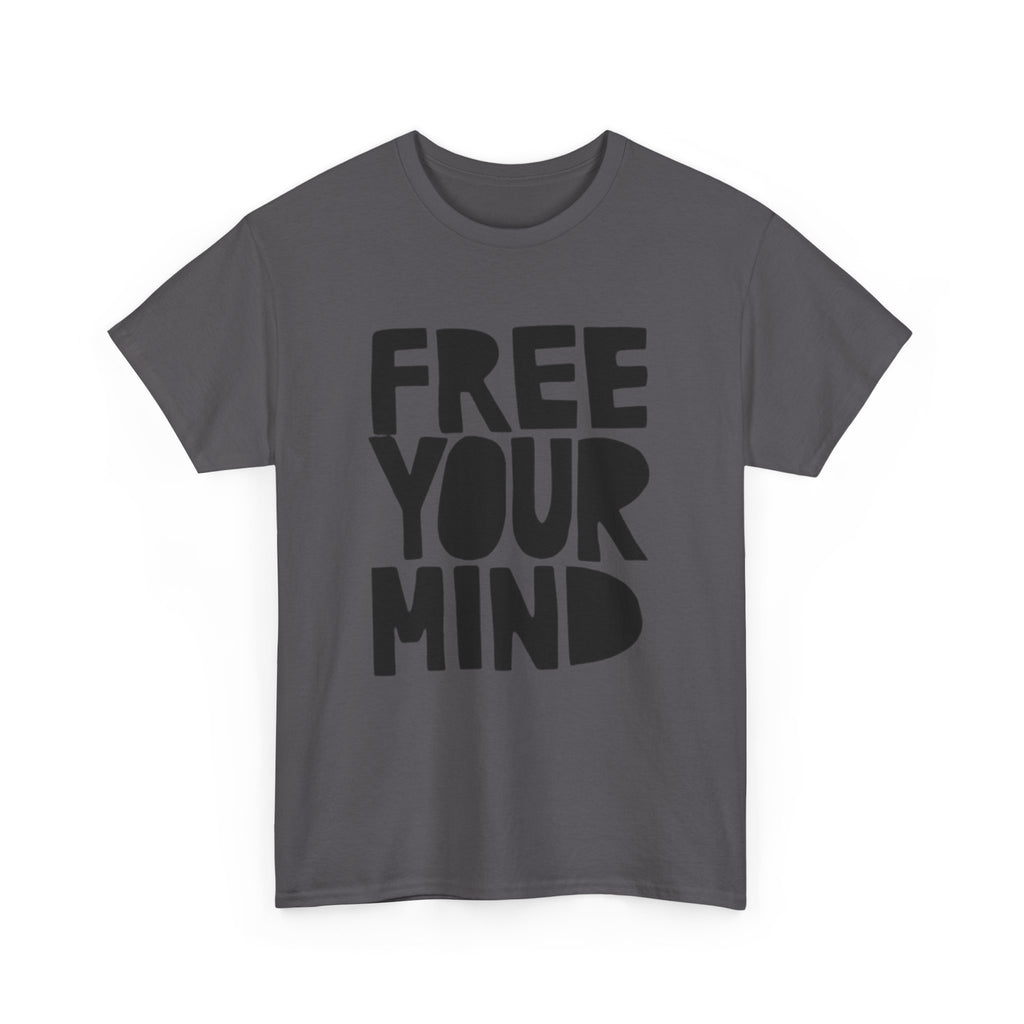 Free Your Mind T-Shirt — Retro Typography Graphic Tee