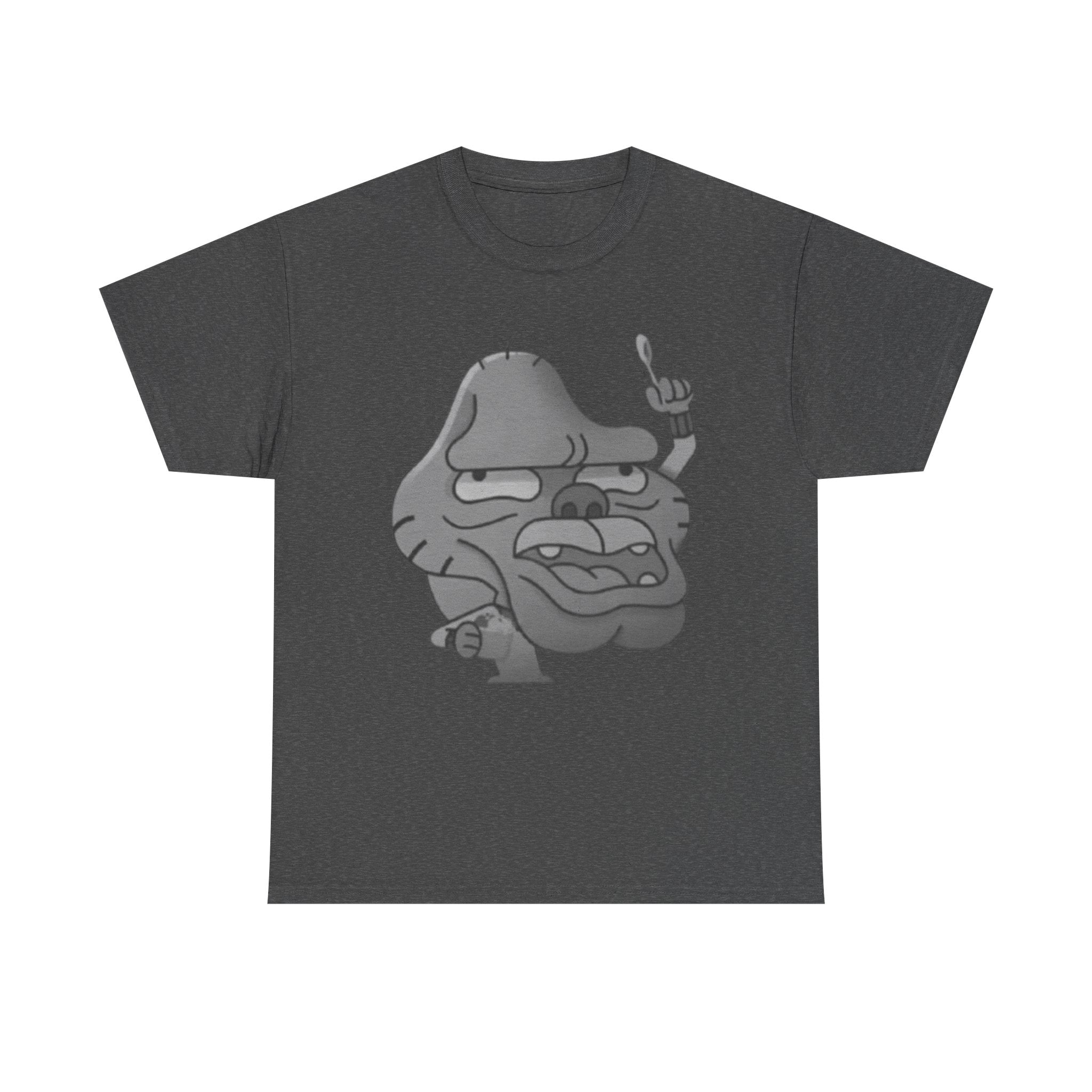 Abstract Grotesque Face T-Shirt — Surreal Cartoon Art Tee