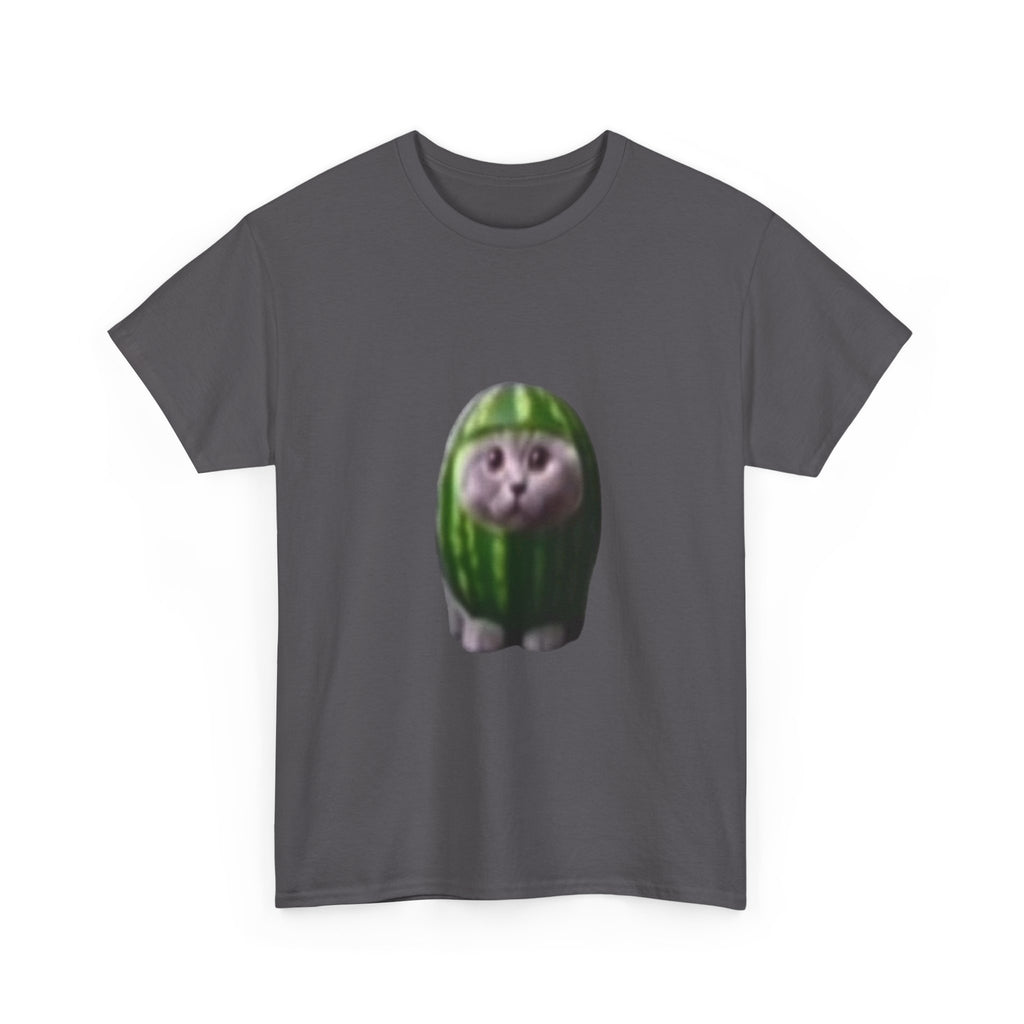Cat in a Watermelon T-Shirt — Cute Viral Meme Tee
