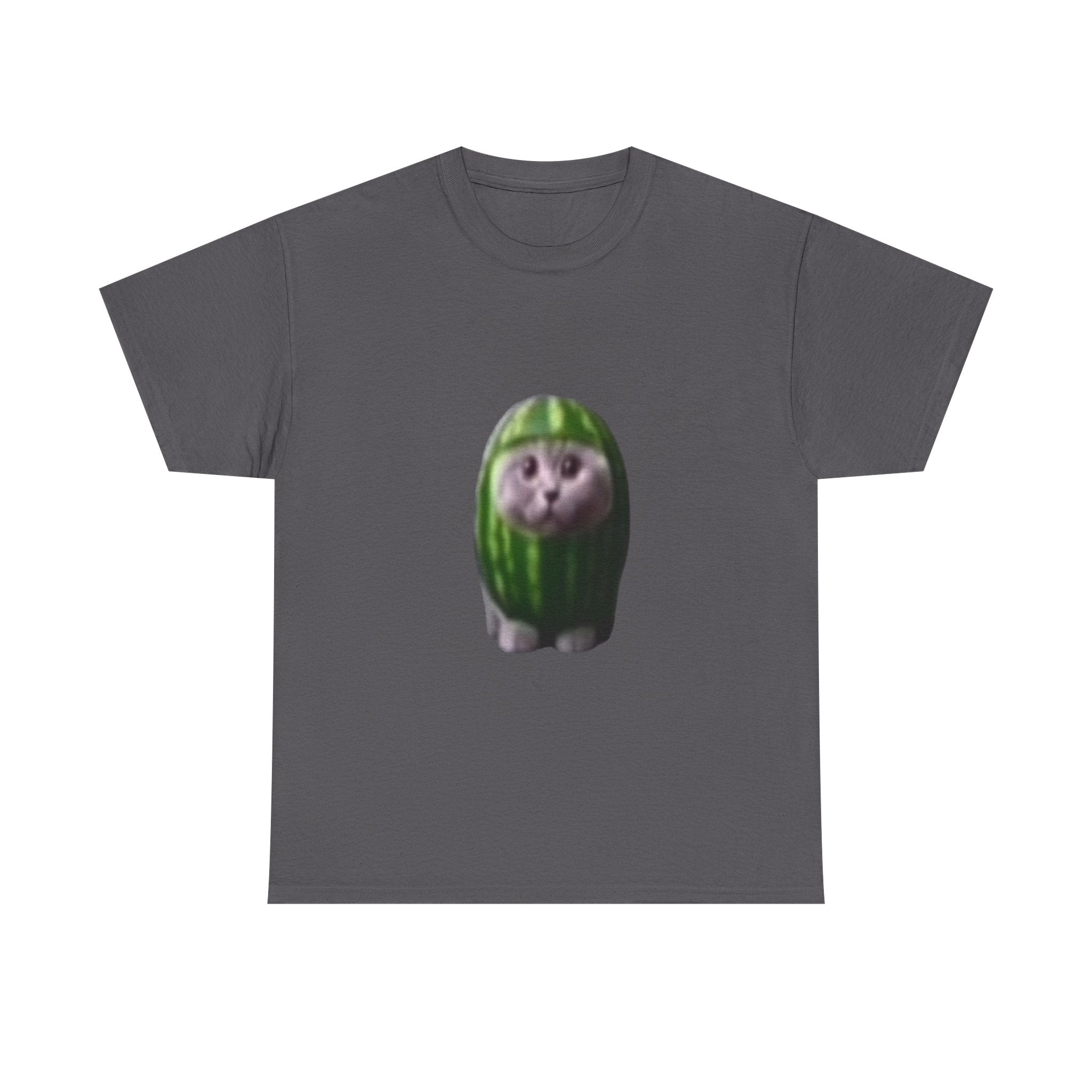 Cat in a Watermelon T-Shirt — Cute Viral Meme Tee
