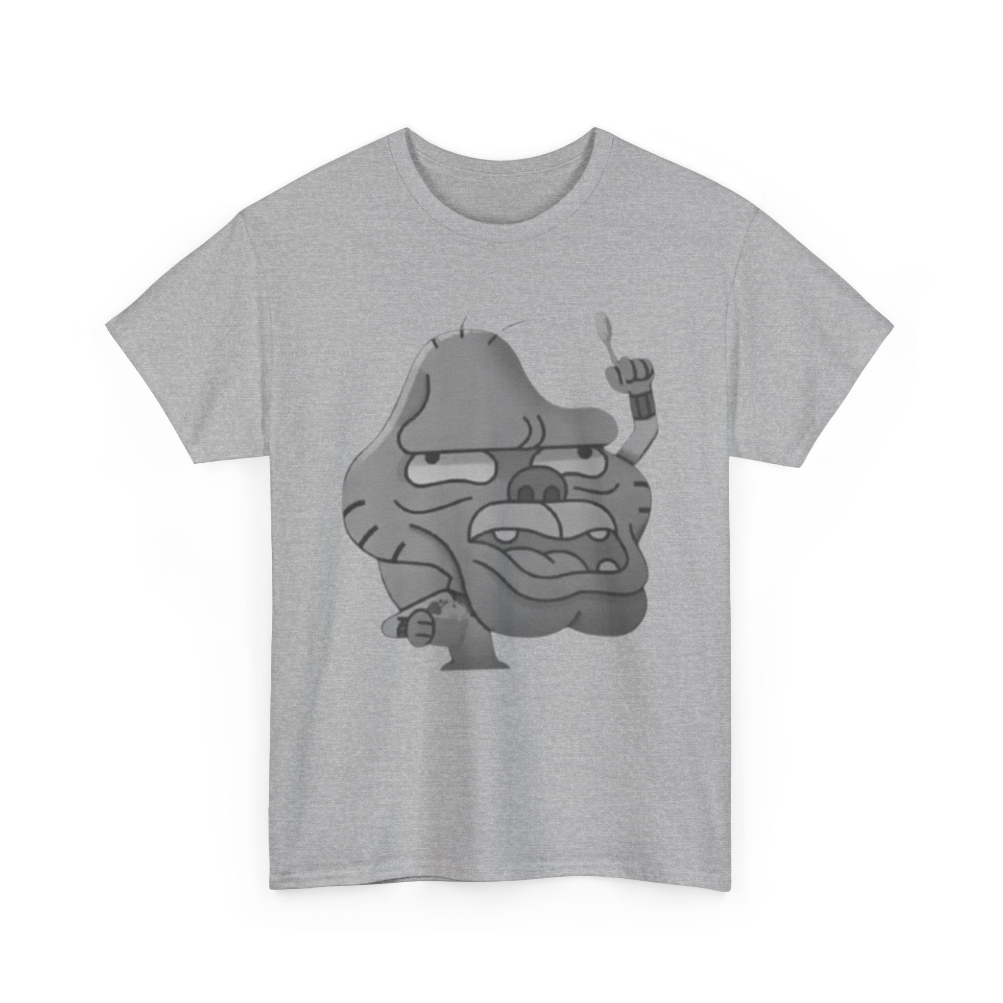 Abstract Grotesque Face T-Shirt — Surreal Cartoon Art Tee